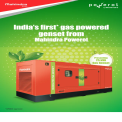 25 kVA Mahindra Powerol Gas Genset