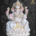 3 Feet Marble Ganesh Statue