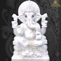 3 Feet Marble Ganesh Statue