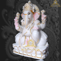 3 Feet Marble Ganesh Statue
