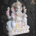 3 Feet Marble Ganesh Statue