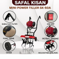 3 Hp Petrol Mini Power Weeder Tiller