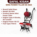3 Hp Petrol Mini Power Weeder Tiller