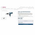<3 Nm Bosch GDS 18 E Professional Impact Wrench, 100 W