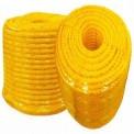 3 Strand Yellow Pp Rope, For Industrial