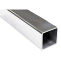 316 Stainless Steel Square Pipe, Length: 6 Meter