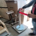 320 mm Barricade Stand Nylon Que Manager , For Bank
