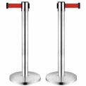 320 mm Barricade Stand Nylon Que Manager , For Bank