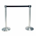 320 mm Barricade Stand Nylon Que Manager , For Bank