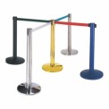 320 mm Barricade Stand Nylon Que Manager , For Bank