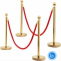 320 mm Barricade Stand Nylon Que Manager , For Bank
