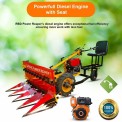 4 Feet Mild Steel Self Propelled Power Reaper, 3-5 HP, 1 acres/hr