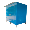 4 Feet Single Compartment Stainless Steel Western Portable Toilet