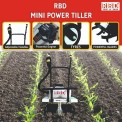 4 Feet Spring Type Power Weeder Cultivator, 32