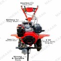 4 Stroke 9HP Mini Tiller Machine, 4 feet
