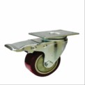 4X1.5 Heavy Duty Pu Castor Wheel, Load Capacity(kg): 200 kg