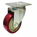 4X1.5 Heavy Duty Pu Castor Wheel, Load Capacity(kg): 200 kg