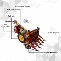 5 Feet Agricultural Paddy Reaper, Engine Fuel Type: Diesel, 5 HP