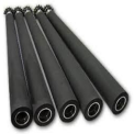 50 - 300 mm Mild Steel Rubber Conveyor Roller, For Coveyor, Thickness: Costomized