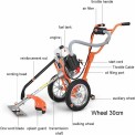 50 CC 4 Stroke Wheel Brush Cutter