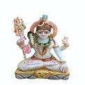 50 Kg Multicolor Marble Shankar Ji Statue, Temple