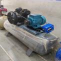 600 Pound Tank 3 Hp Double Piston Air Compressor 3 Hp Motor Single Phase