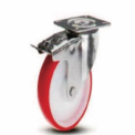 6X2 Light Duty Pu Caster Wheel, Load Capacity(kg): 300 kg