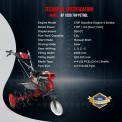 7 Hp Petrol Kp 1000 Power Weeder