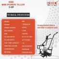 7 HP Power Tiller Machine