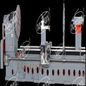 9 Feet Cone Pulley Extra Heavy Duty Lathe Machine, 100 mm, 1000 mm