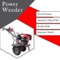 9 Hp Diesel power weeder Model KP-1050 A E, 200 kg/hr