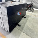 Akv Black Markino Leather Finsh Granite, Thickness: 16 mm