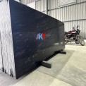 Akv Black Markino Leather Finsh Granite, Thickness: 16 mm