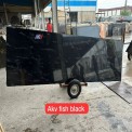 Akv Fish Black Granite, Thickness: 18 mm