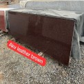 Akv Leather Brown Granite, For Flooring, Thickness: 18 mm