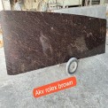 Akv Rolex Brown Granite, For Flooring, Thickness: 16 mm