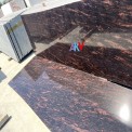 Akv Rolex Brown Granite, For Flooring, Thickness: 16 mm