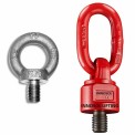 Alloy Steel Full Thread Galvanized Eye Bolt, For Industrial, Diameter: 3 mm
