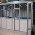 Aluminium Acoustic Aluminum Partition Service, For Office
