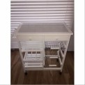 Aluminium Grey Utility Trolley, For Industrial Area, Capacity: 15-20 Kg