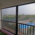 Aluminium Pleated Balcony Mosquito Net