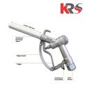 Aluminium Silver Manual Fuel Nozzle