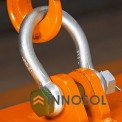 Armoring Screw Pin Alloy Steel Bow Shackle, For Lifting