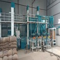 Automatic More Than 15 HP Industrial Wheat Flour Mill Machine, Capacity: 500 Kg/hr