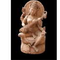 Beige Sandstone Deity Sculpture, For Interior Decor