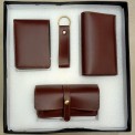 Bi Fold lather wallet combo pack, Brown, Card Slots: 5