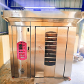 Biscuit/Cookies Rotary Rack Diesel Oven Rotary Oven Single Trolley Oven, 18 Trays