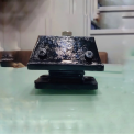 Black Cast Iron Foot Mount
