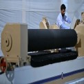 Black Flexographic Rubber Roller, For Printing
