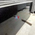 Black Galaxy Granite Slab, Thickness: 20 mm